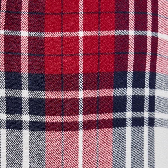 Garage Red and White Plaid Flannel Pajama Pants - Picture 3 of 3